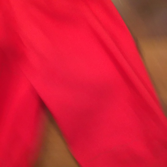 Red H&M 4/34 off shoulder A-line dress, almost new, hot holiday look! - Picture 2 of 6